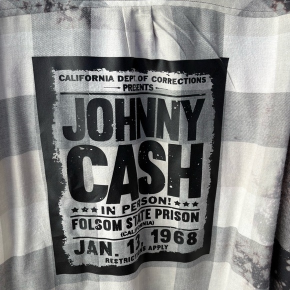 Johnny Cash Flannel - Picture 4 of 5